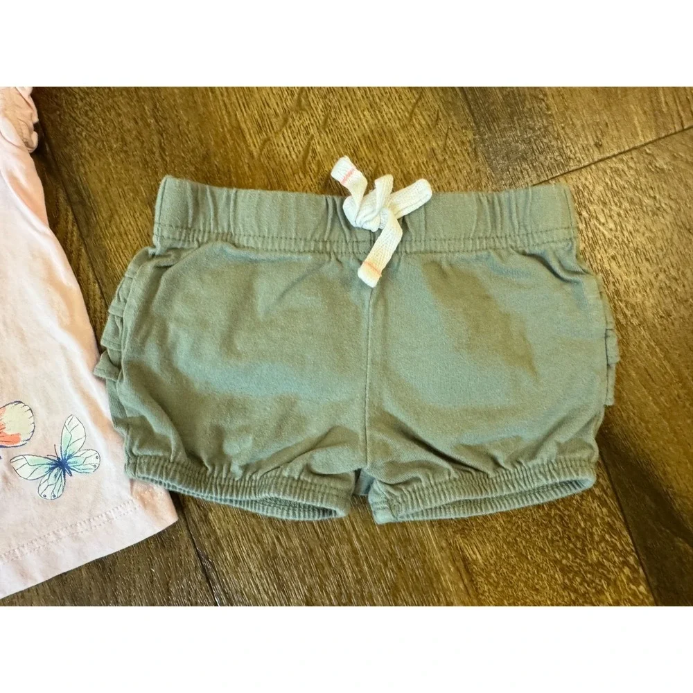Baby Girl Clothes 6 Months Outfits Shorts Skirt Shirts Summer Butterflies Cute